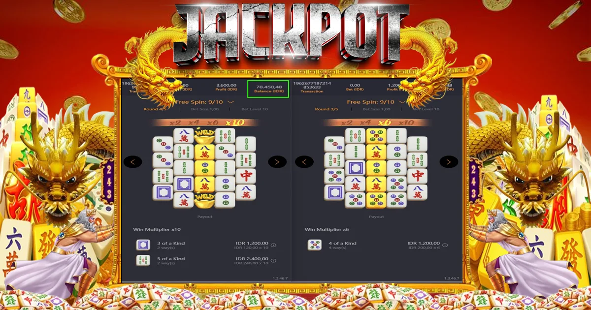 ALOHA4D JACKPOT SLOT MAHJONG WAYS 2 Rp78.000.000,- LUNAS